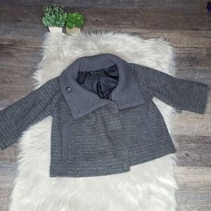 Club Monaco Womens Cropped 100% Wool Jacket size S